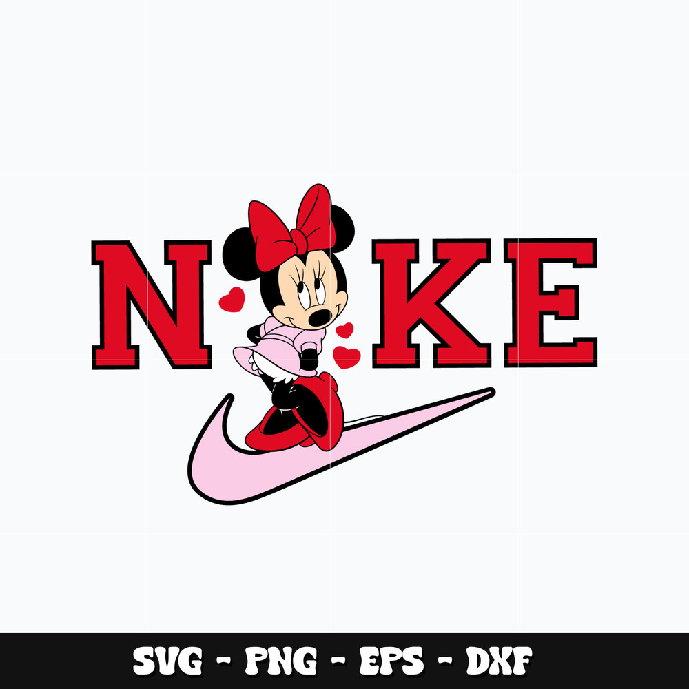 Nike Minnie mouse Svg, Mickey svg