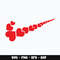 Love Valentine Nike Logo Svg