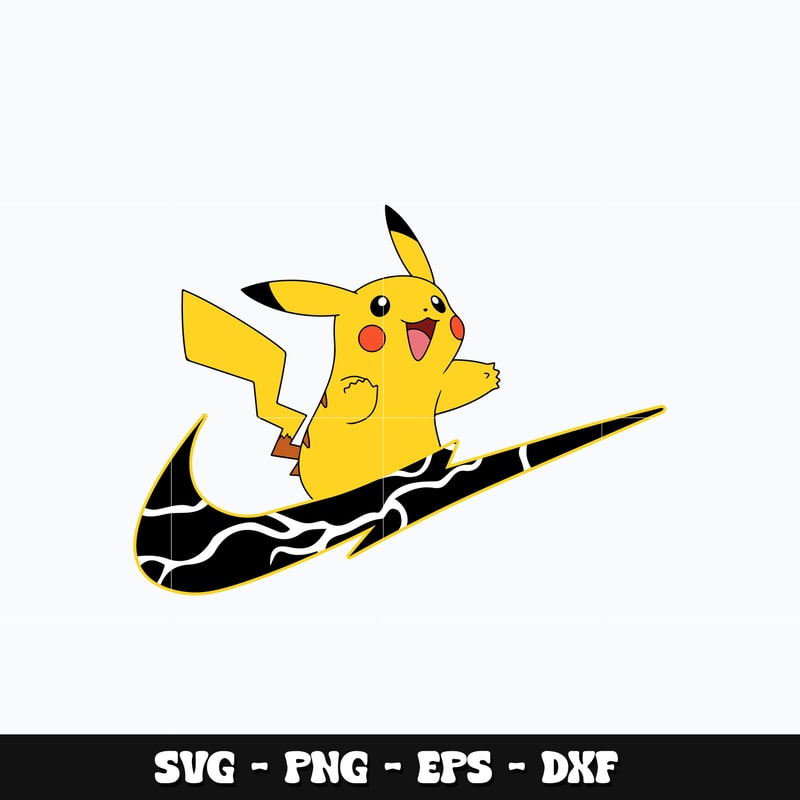 Nike x Pikachu Svg