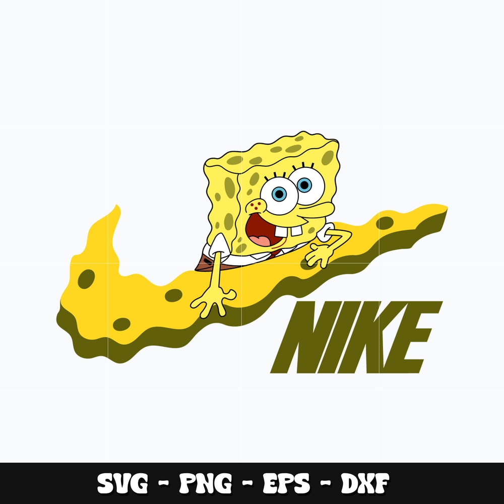 Nike X Spongebob Svg