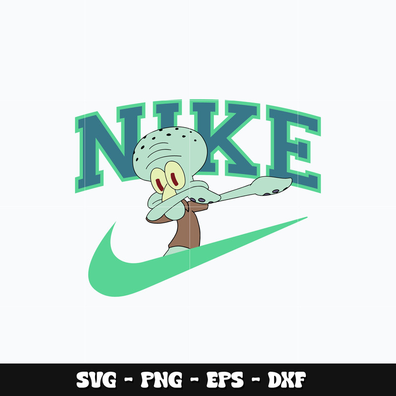 Nike Squidward Tentacles Svg