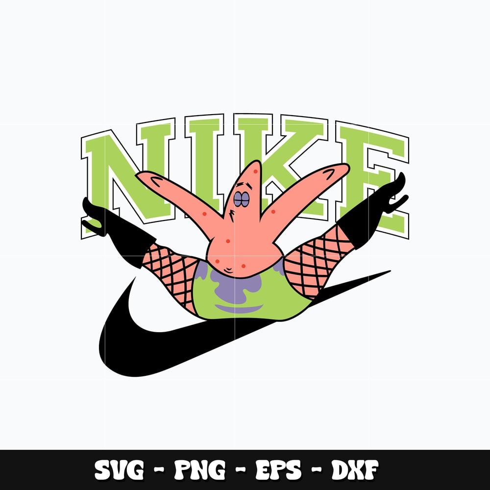 Nike x Patrick Spongebob Svg