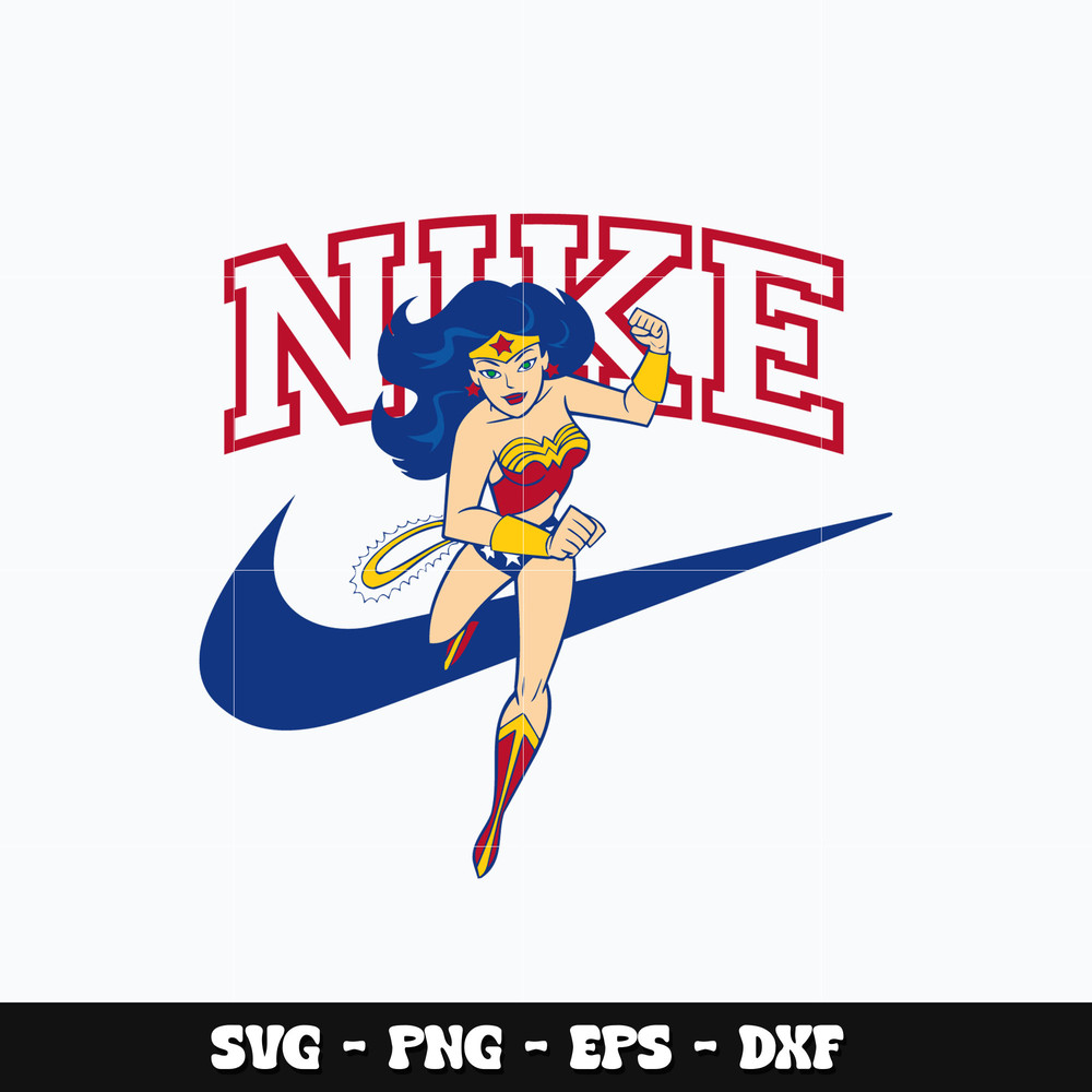 Nike Wonder Woman Svg