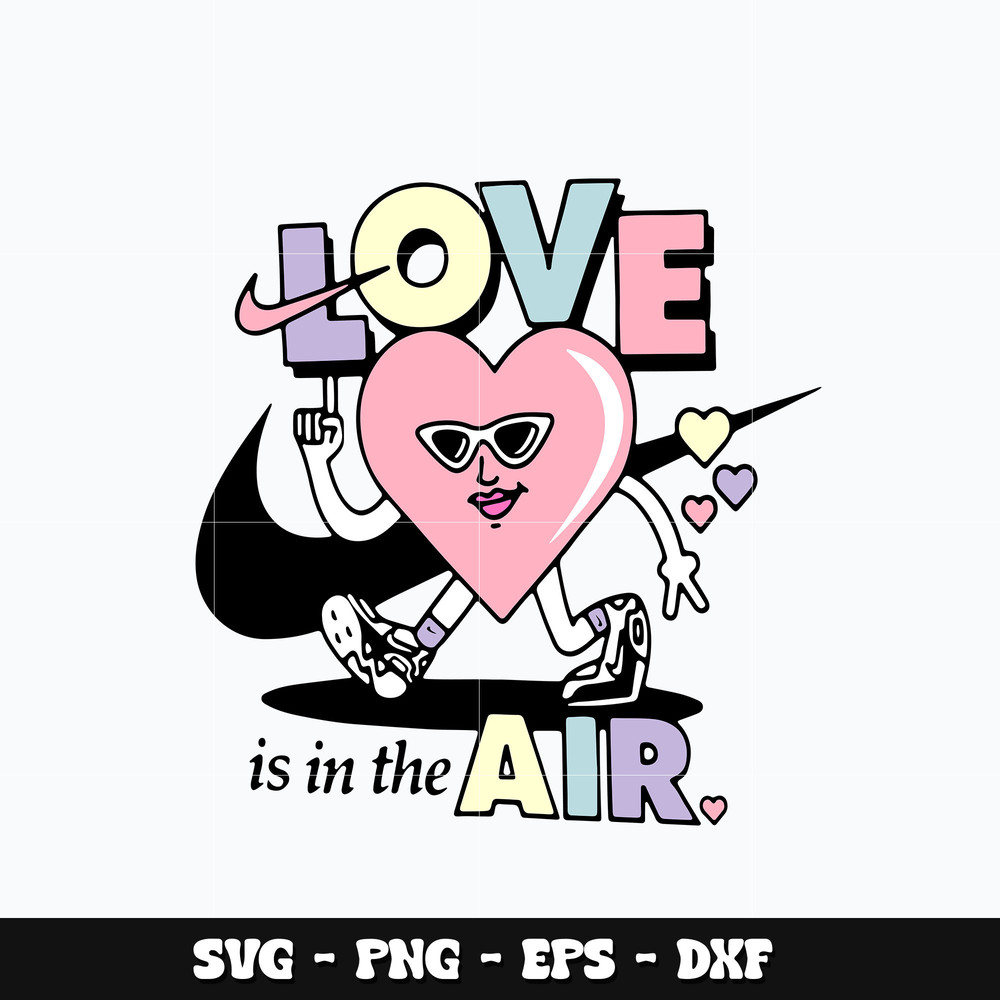 Nike Love is in the air Svg