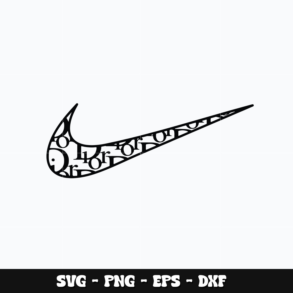 Swoosh Dior Svg