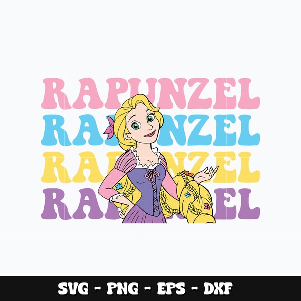 Princess disney Rapunzel Svg