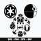 Mickey head star wars Svg