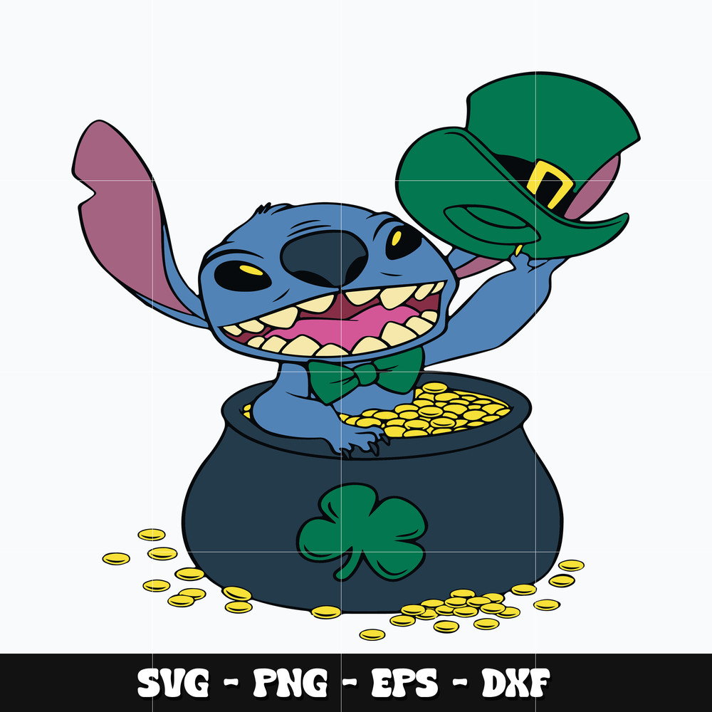 Stitch disney let the shenanigans Svg