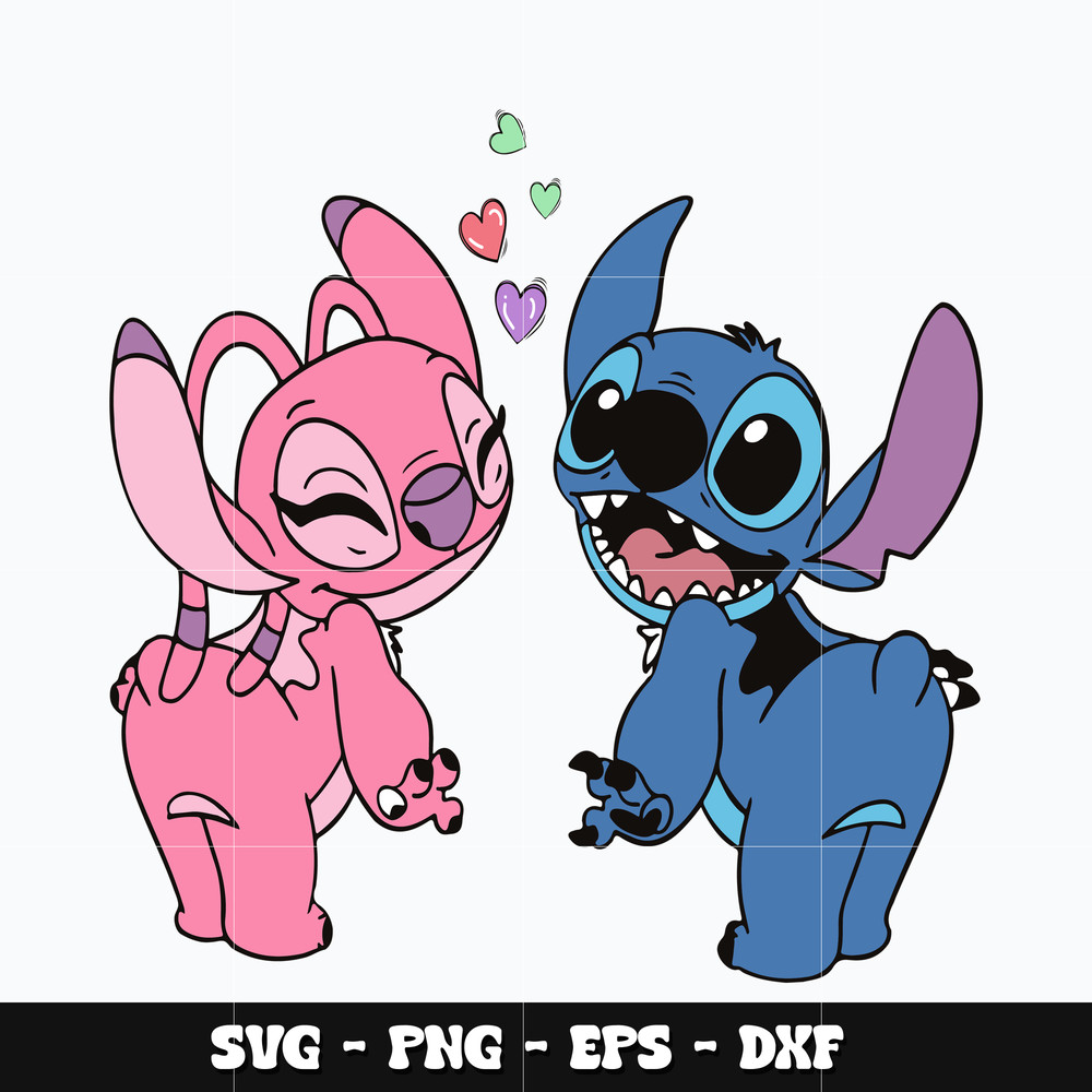 Stitch disney couple Svg