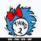 Dr seuss thing 2 Svg