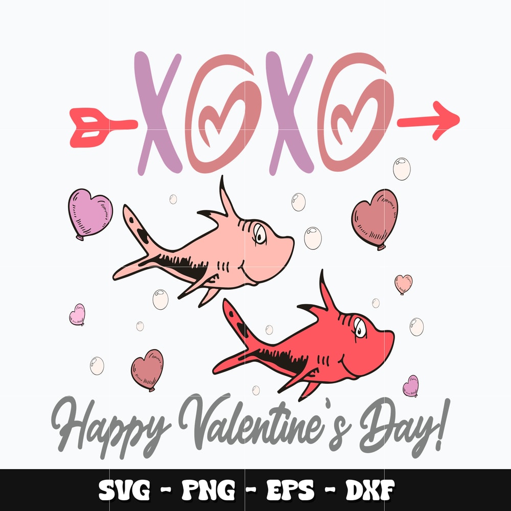 Dr seuss xoxo Svg