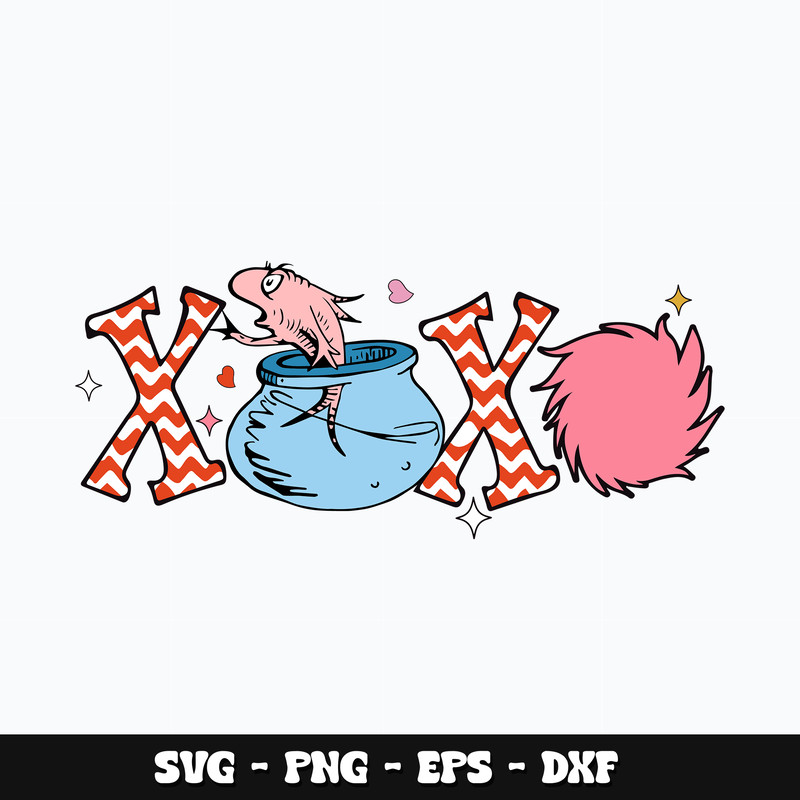 Dr seuss xoxo valentine Svg