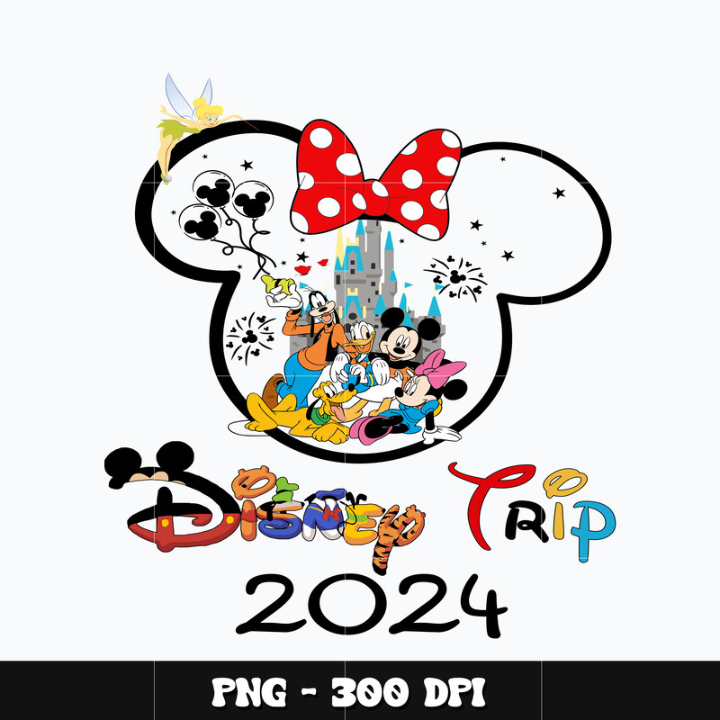 Minnie mouse disney trip 2024 Png