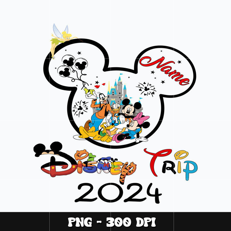 Mickey mouse disney trip 2024 Png