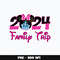 Minnie 2024 family trip Png
