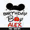 Mickey birthday boy alex Png