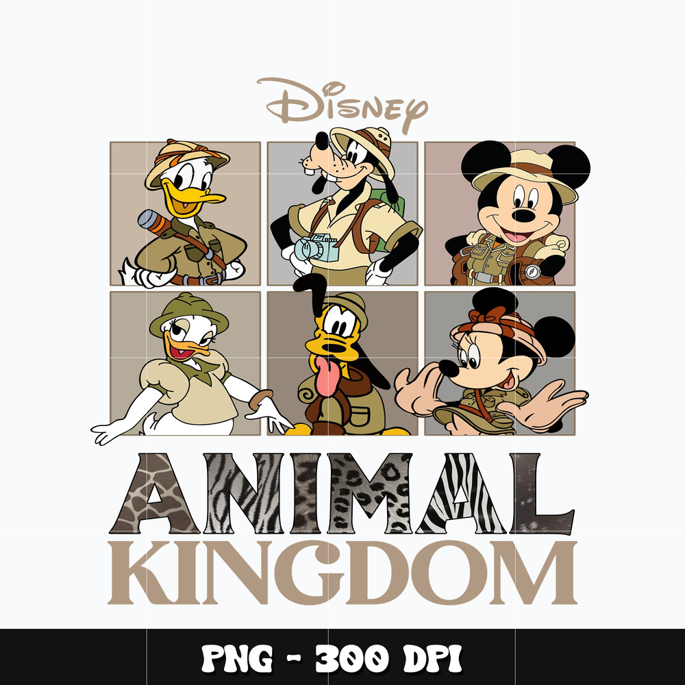 Mickey friends animal kingdom Png