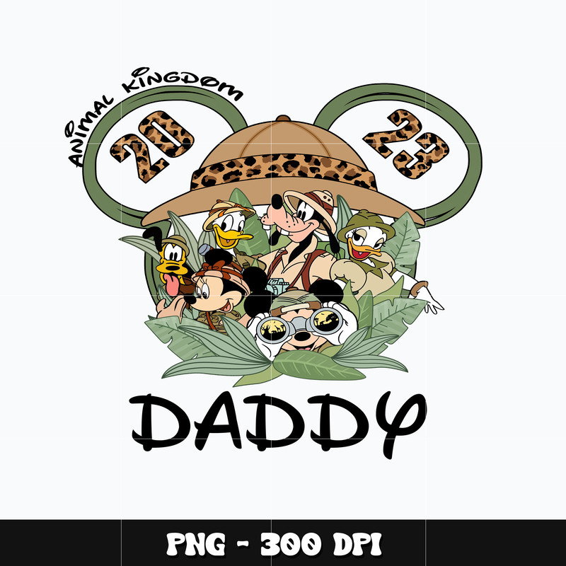 Mickey daddy animal kingdom Png