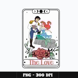 ariel princess the love png, disney princess png, disney png, png design, cartoon png, instant download.
