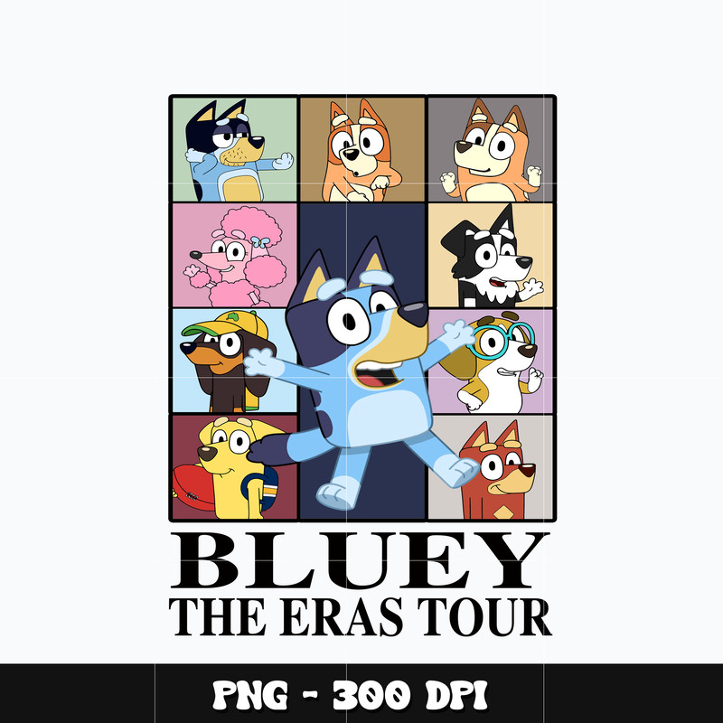 Bluey the eras tour Png