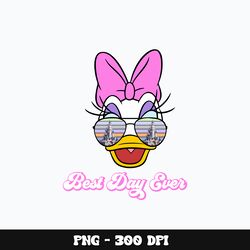 daisy duck best day ever png, mickey png, disney png, digital file png, cartoon png, instant download.