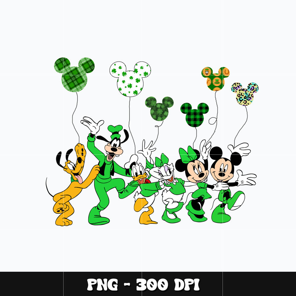 Mickey disney patricks day Png