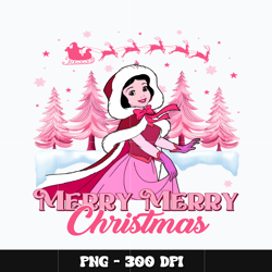 princess snow white merry chrismas png, princess png, disney png, digital file png, cartoon png, instant download.