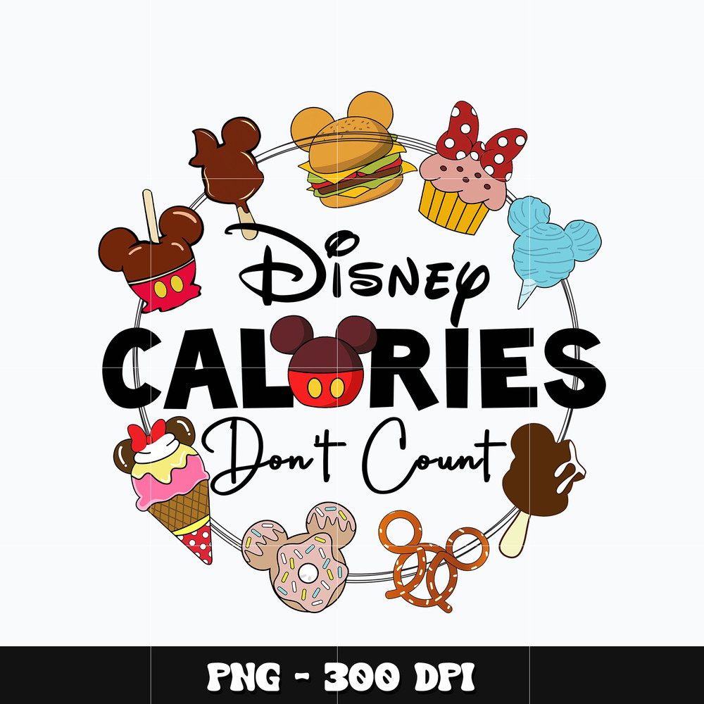 Mickey disney calories Png