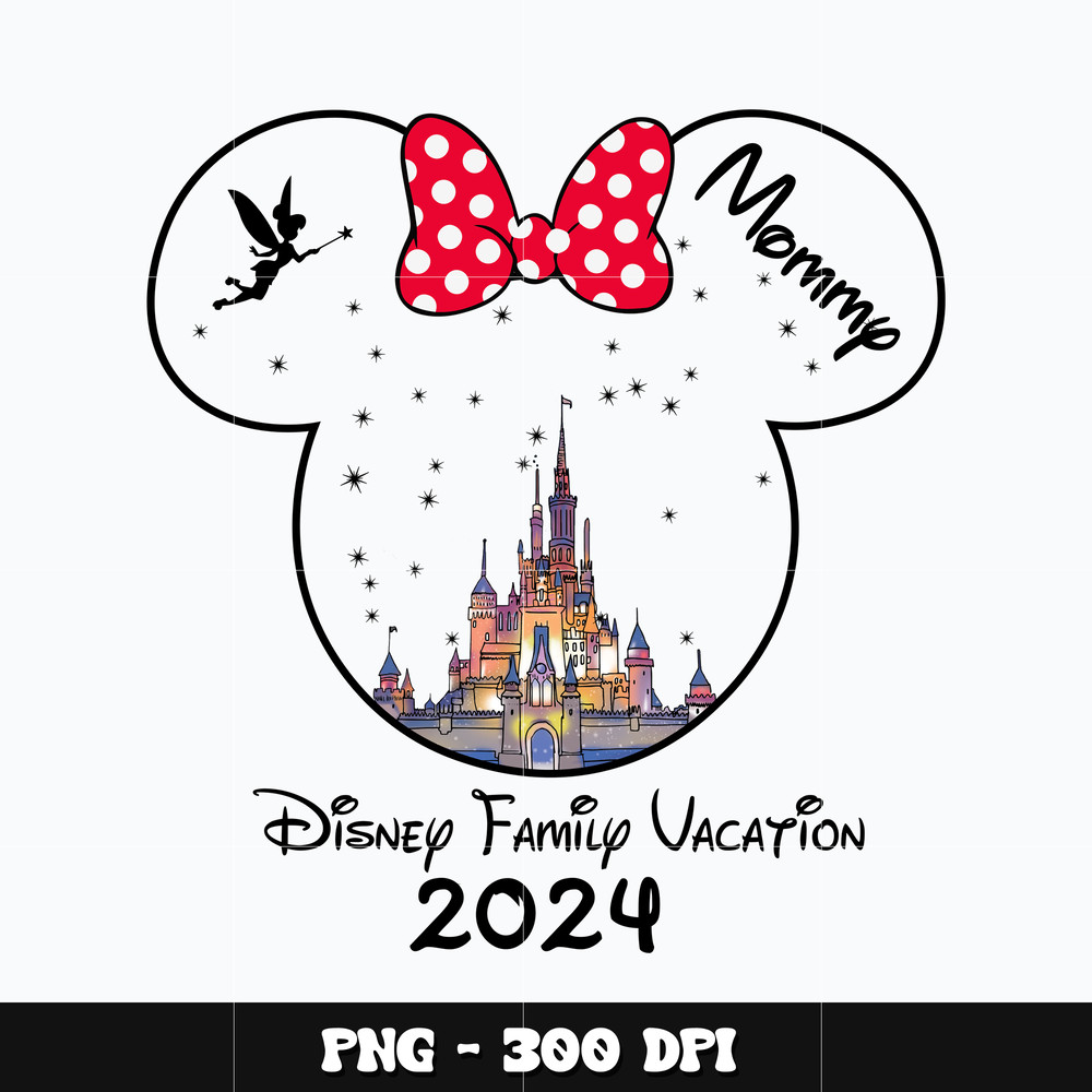 Disney minnie family vacation mommy Png