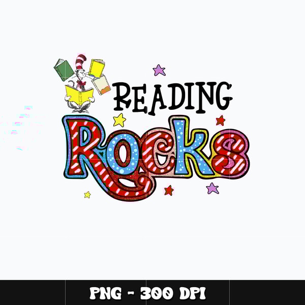 Dr seuss reading rocks Png, Dr seuss Png, Dr seuss cartoon P - Inspire ...