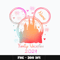 Mickey name family vacation 2024 Png