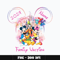 Minnie head family vacation name Png