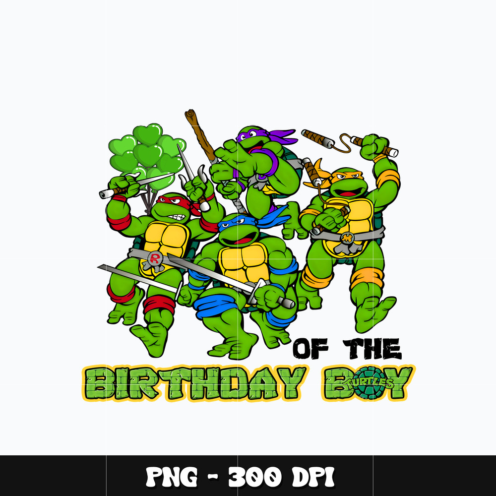 Ninja Turtles of the birthday boy Png