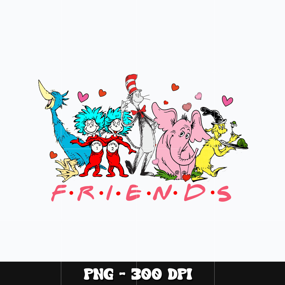 Dr seuss love friends Png