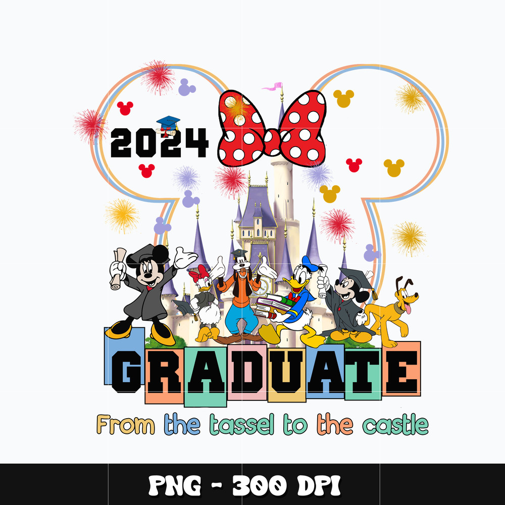 Minnie mouse graduate 2024 Png
