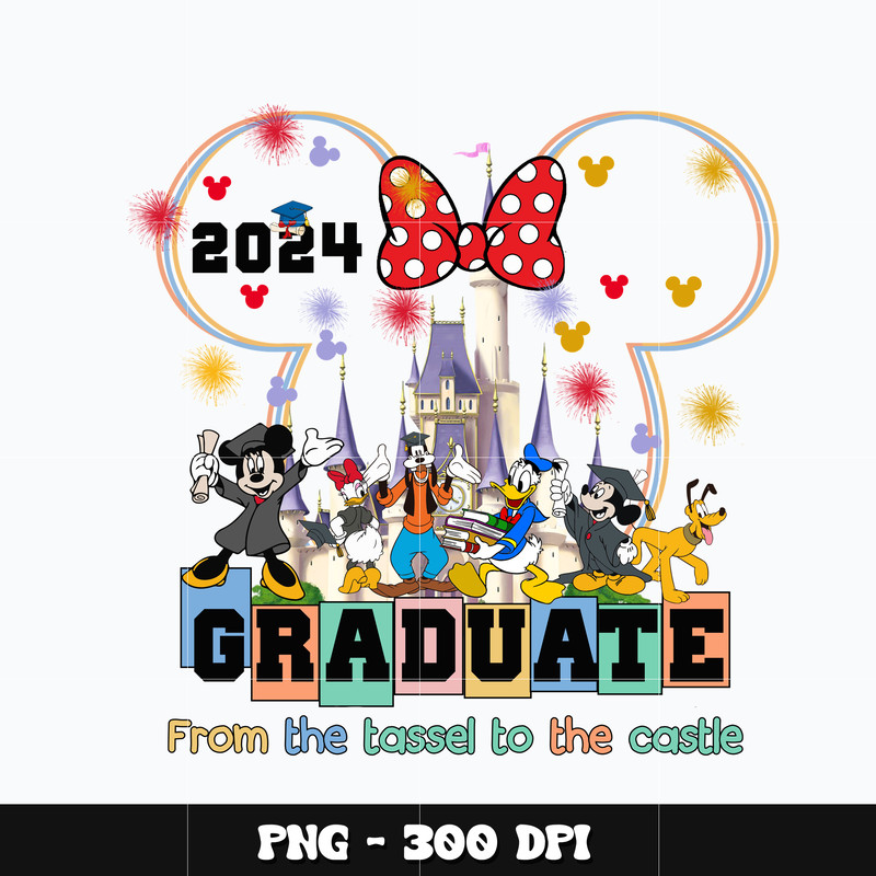 Minnie mouse graduate 2024 Png