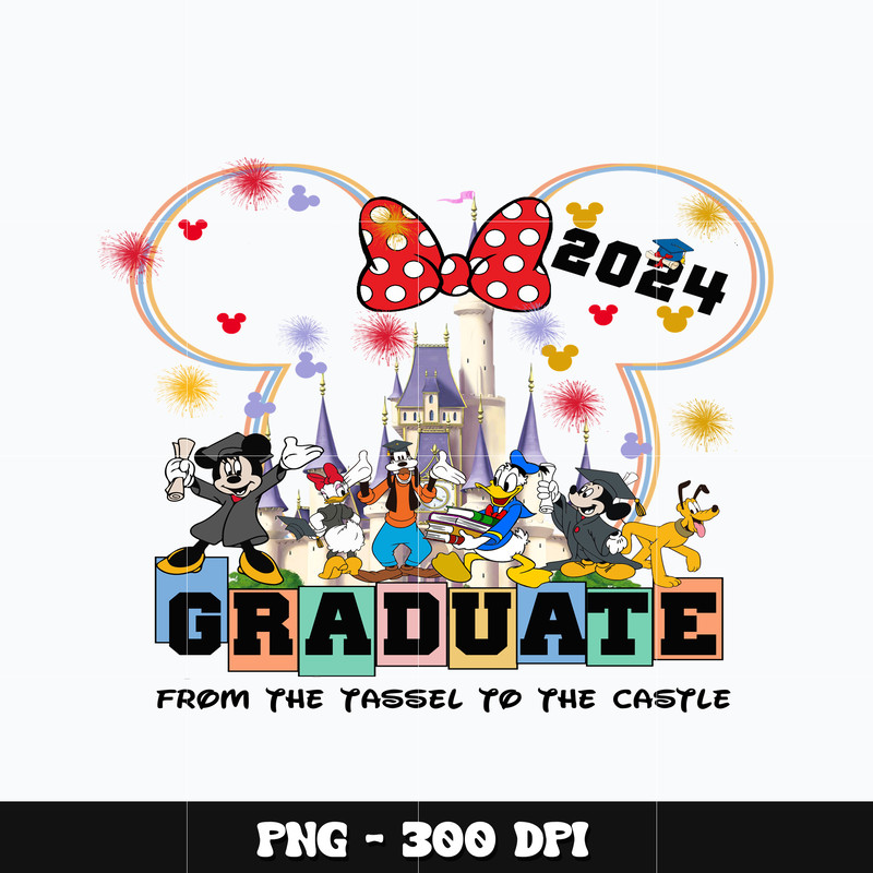 Minnie castle graduate 2024 Png