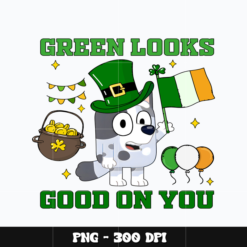 Bluey good on you patrick day Png