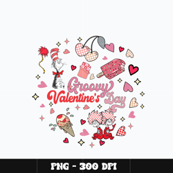 dr seuss groovy valentines png, dr seuss png, dr seuss cartoon png, digital file png, cartoon png, instant download.
