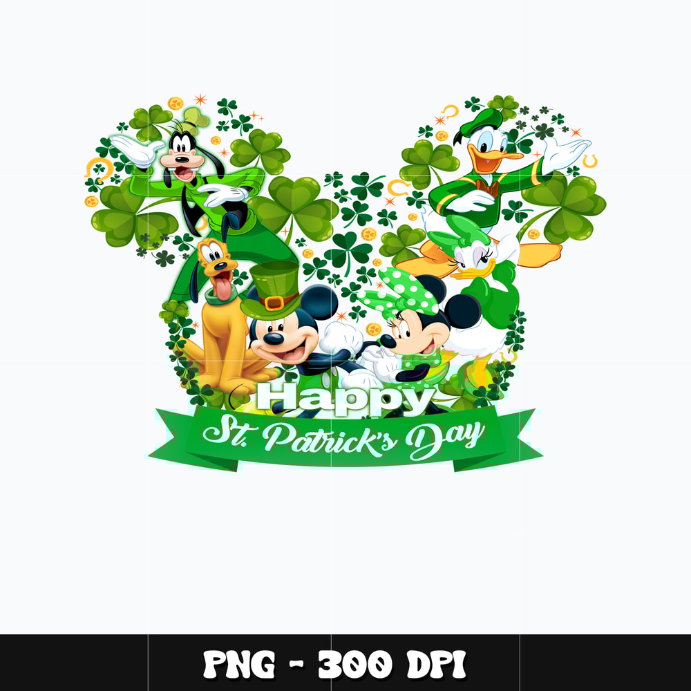 Mickey happy patricks day Png