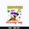 Mickey brother of the birthday boy Png