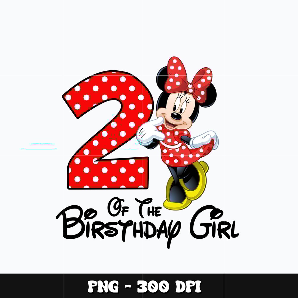 Minnie birthday girl Png