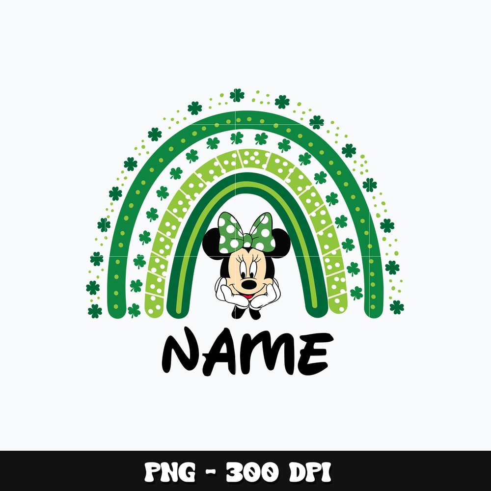 Minnie name st. patrick's day Png