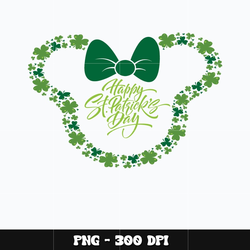 Minnie head st. patrick's day Png