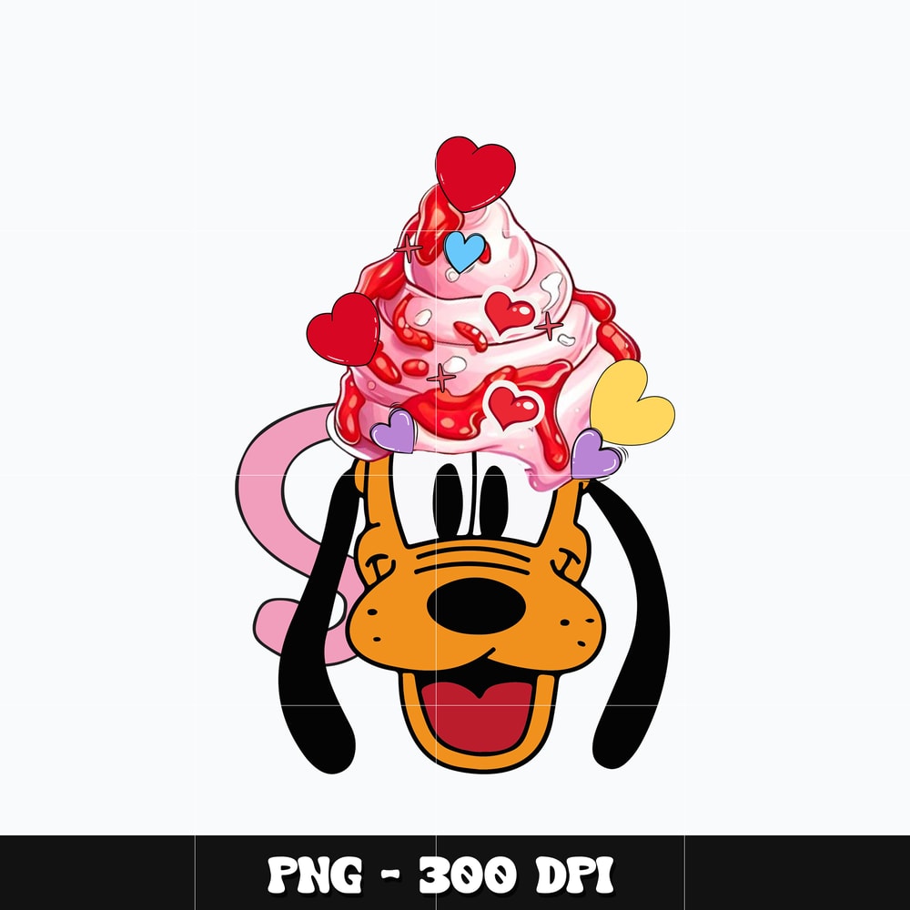 Pluto cake valentine mickey friends Png