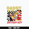 Mickey daddy birthday boy Png