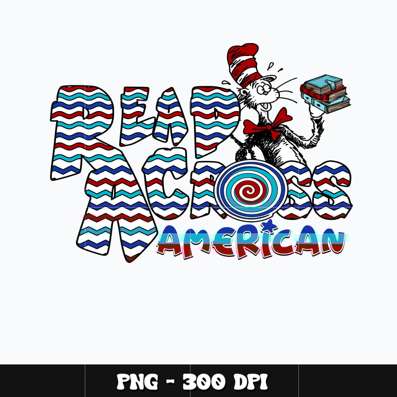 Dr seuss read across american Png