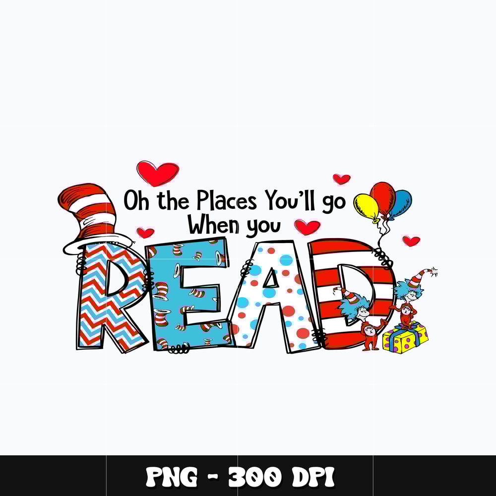 Dr seuss when you read Png