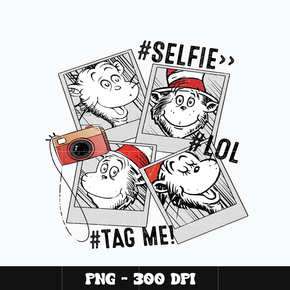 Dr seuss love selfie Png