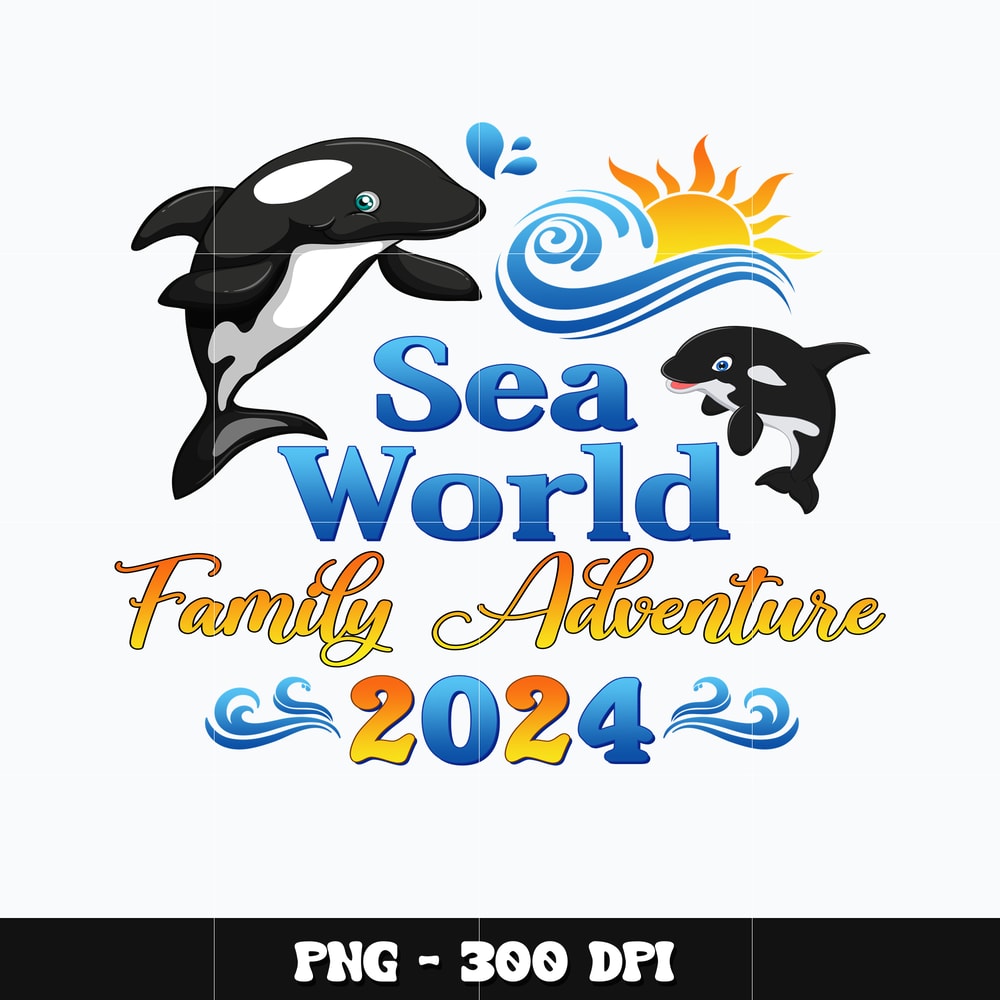 Sea world family adventure Png